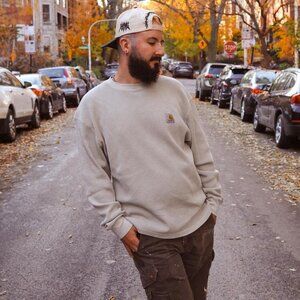 Carhartt WIP Men's Cream and White Shirt